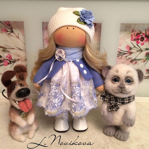 Photo of Интерьерная Кукла Лялька как подснежник!