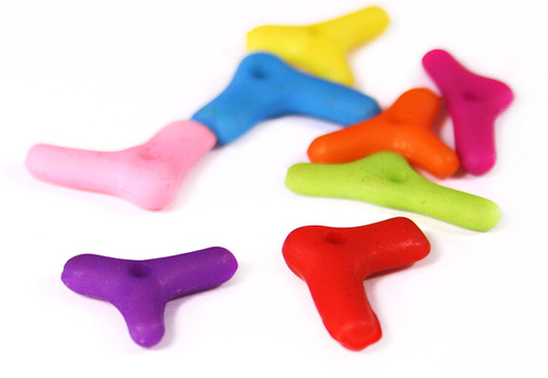 Photo of Бусы пластик Уголок ассорти