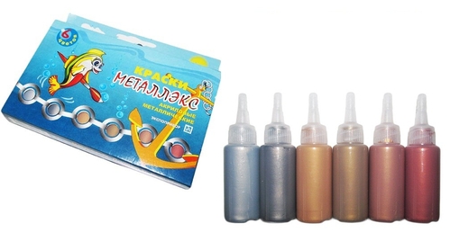 Photo of Набор красок акрил. металлич. Металлэекс