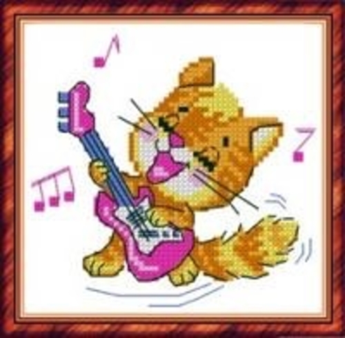 Photo of Набор для вышивания крестом Искусница, арт.273 Гитарист