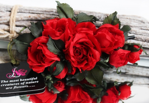 Фото для Заколка-стрела с красными розами